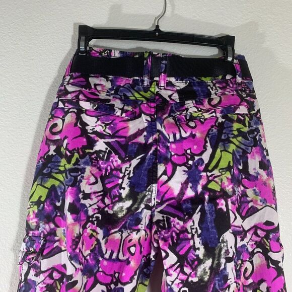 VIP Jeans Graffiti Streetwear Print Stretch Cargo Jogger Pants in Size 7 or 28 - Picture 7 of 10